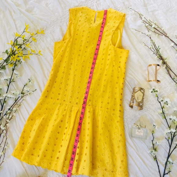 Yellow BB Dakota Eyelet Shift Dress - Picture 7 of 7